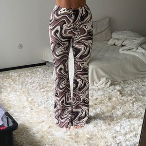 Rippley Flared Pants Adika